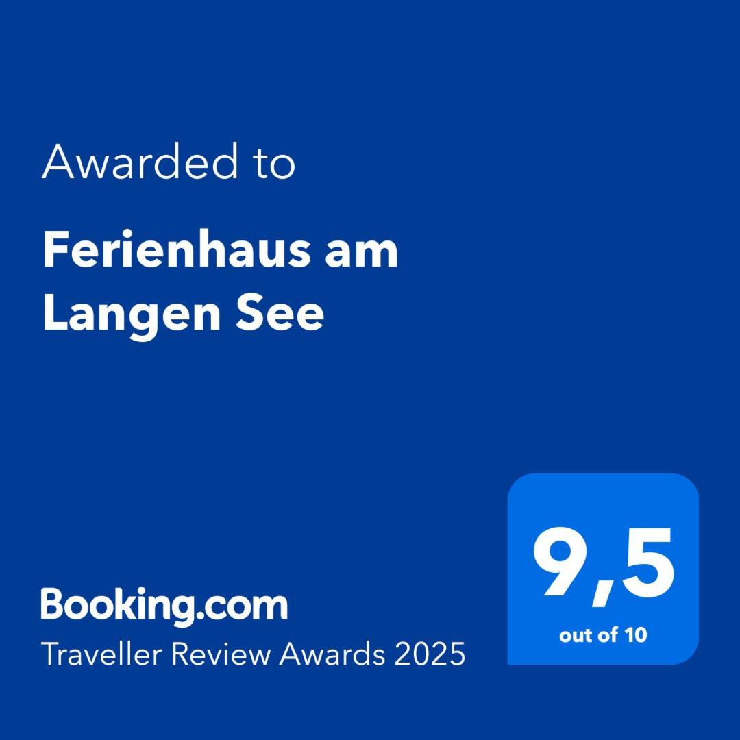 Ferienhaus Am Langen See Heidesee Buitenkant foto